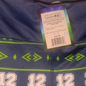 Seahawk yoga pants